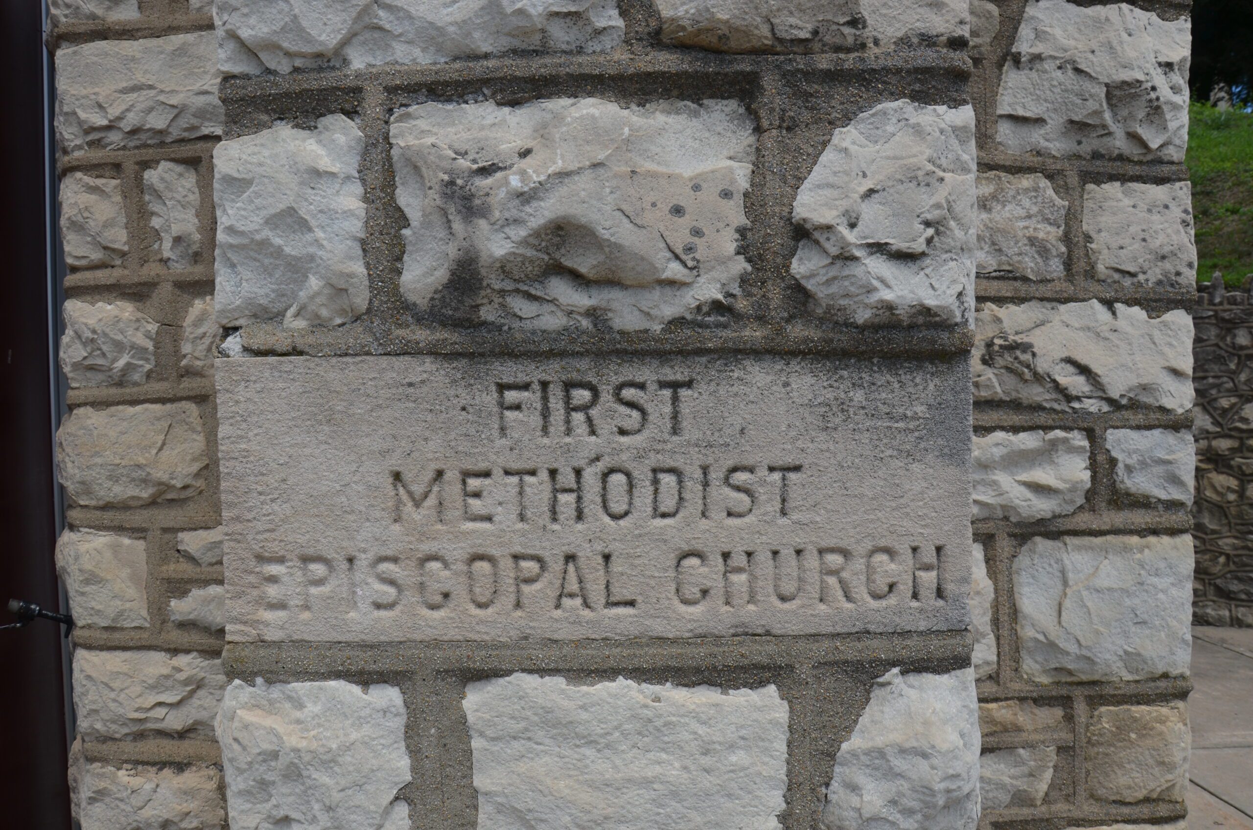 First Methodist Episcopal Church sign